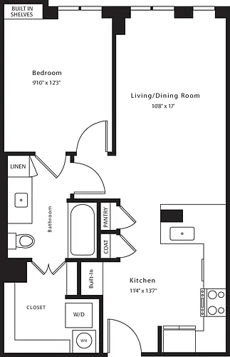 Floor plan A13