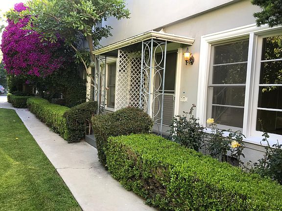 Private main entry from garden