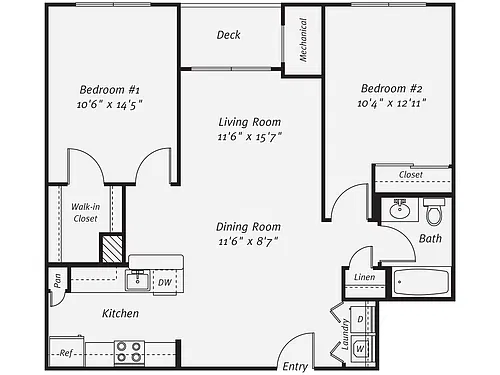 Floor plan B1