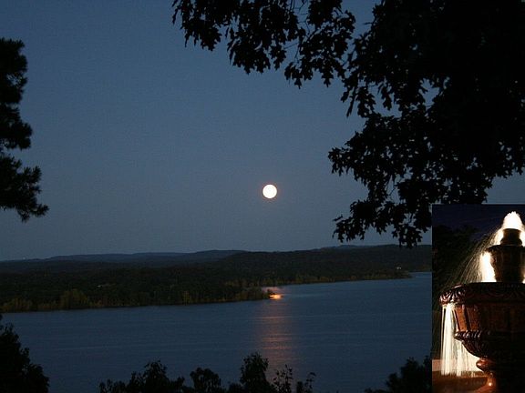 Evening view from Lake room