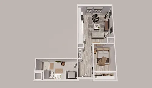 Floor plan The Bascom