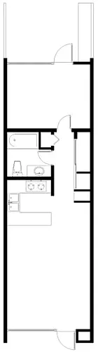 Floor plan 1X1