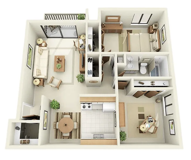 Floor plan 2T