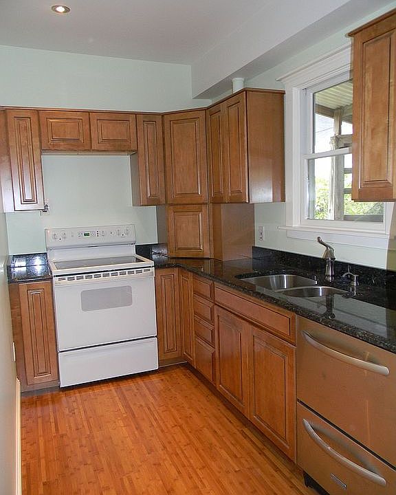 gallery style kitchen