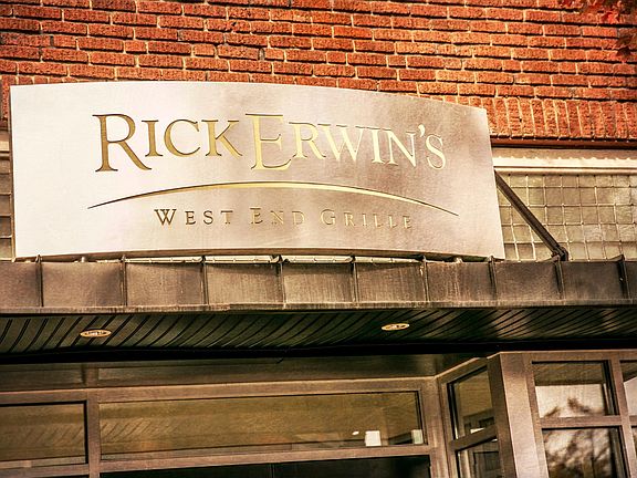 Above Rick Erwin's West End Grille