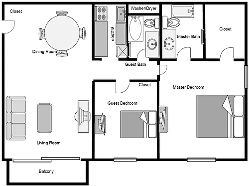 Floor plan The Quail