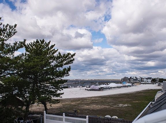 View of marina/bay from deck