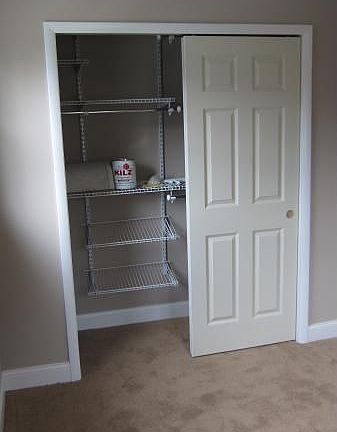 First floor bedroom includes large closet