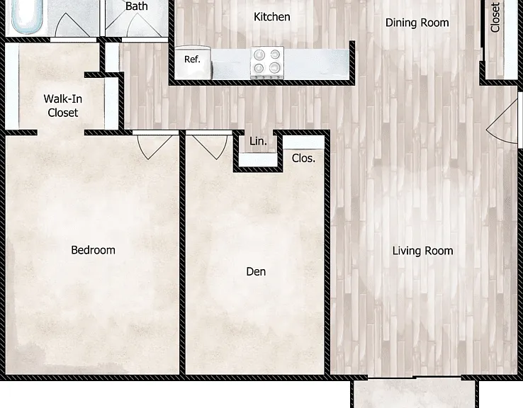 The Glencliff Floorplan Diagram