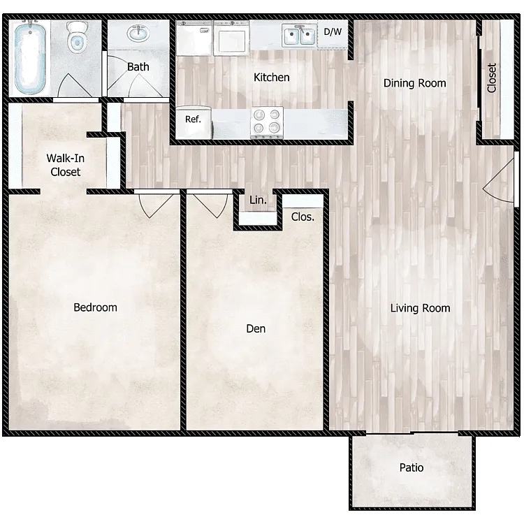 Floor plan The Glencliff
