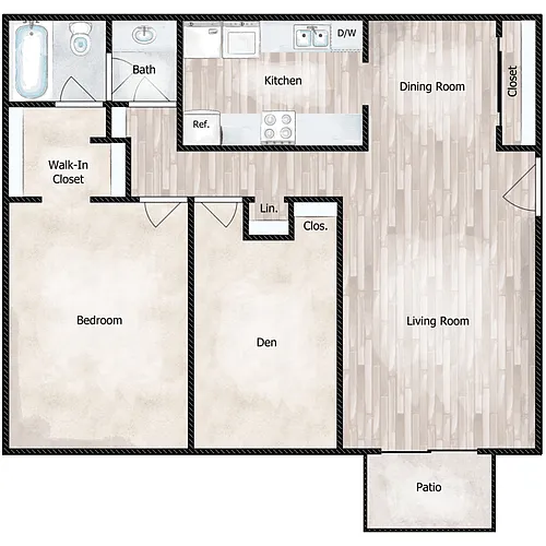 Floor plan The Glencliff