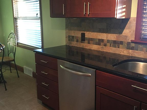 Kitchen with granite counter top