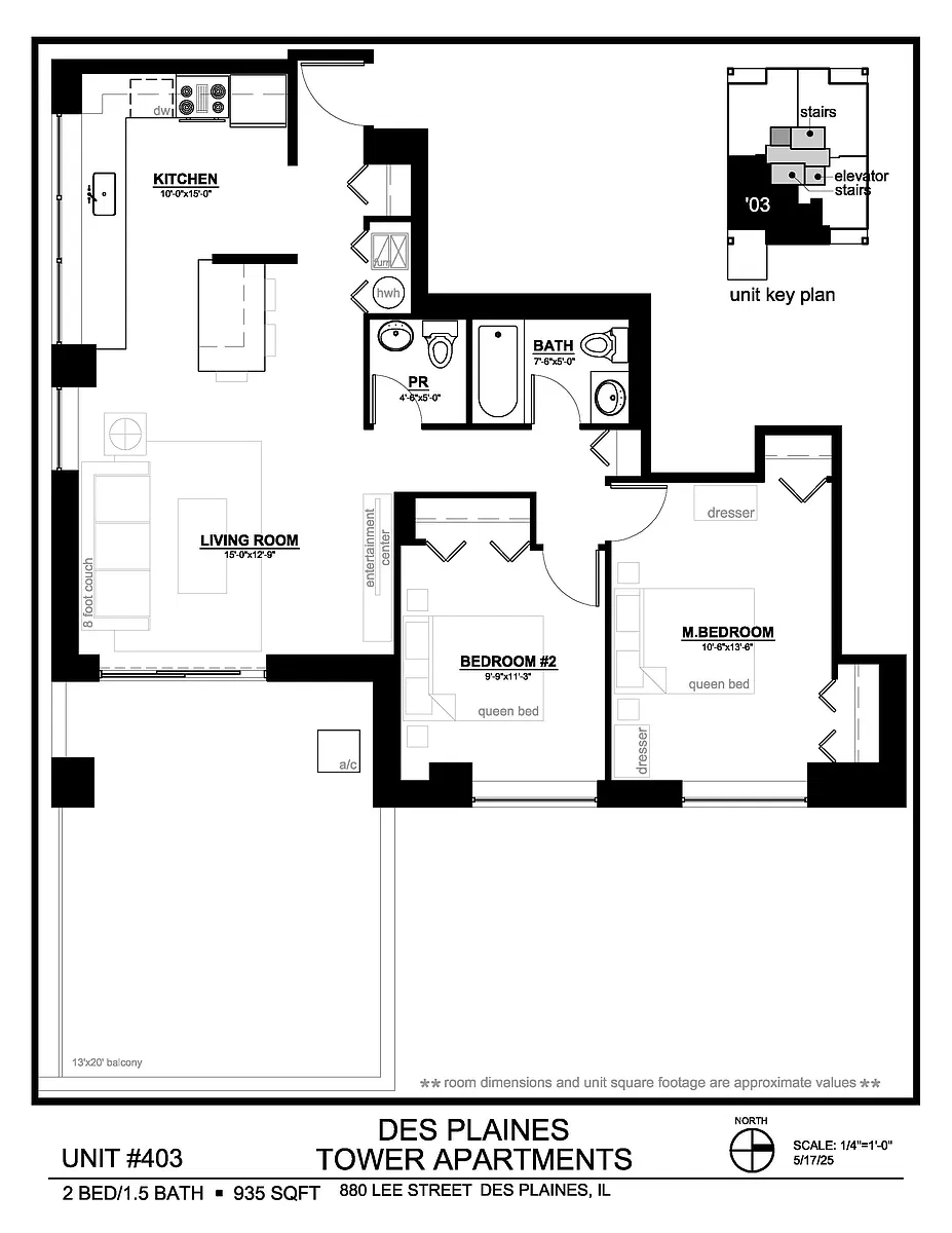 Floor plan 403