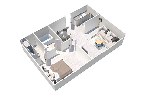 Floor plan One Bedroom