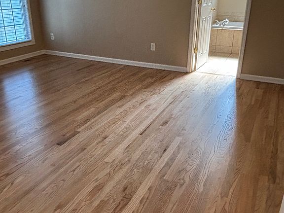 New hardwood floors in master bedroom