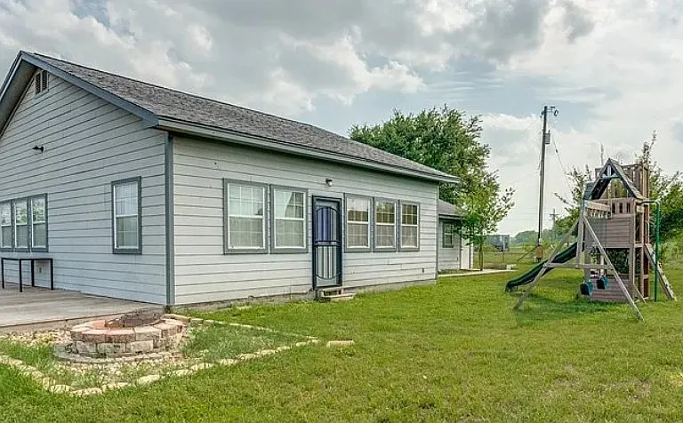 Back of the home