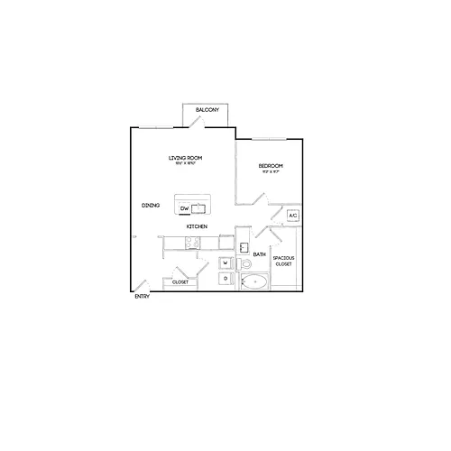 Floor plan A2B
