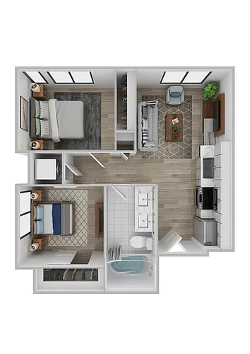 Floor plan B3