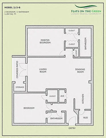 Floor plan 2-2B