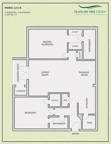 Floor plan 2-2B