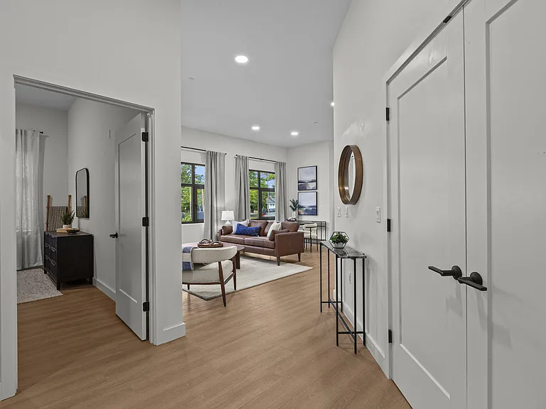 Corner Apartment Entrance