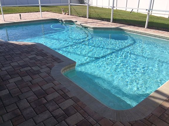 Pool from  Lanai view