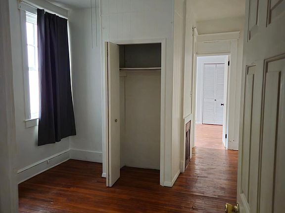 Bedroom #1 with closet and new fan