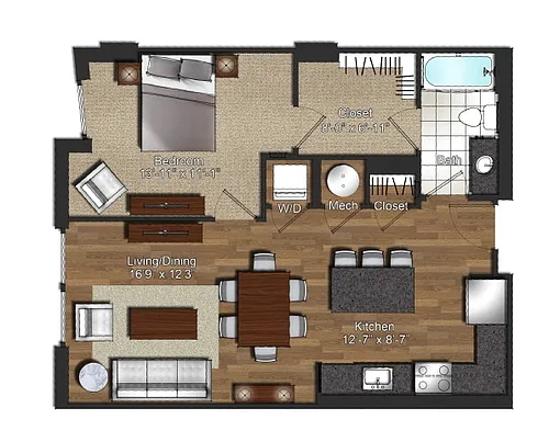 Floor plan The Paramount