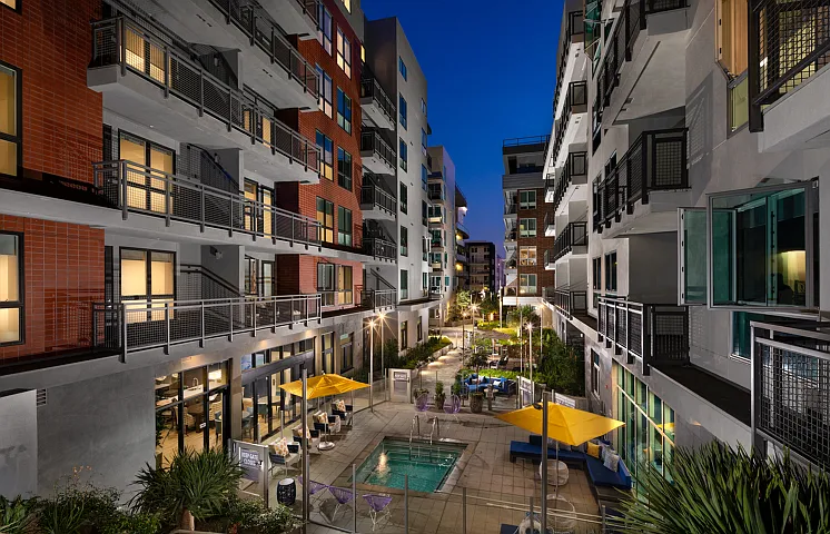 Pool | Next on Lex Apartments | Luxury Apartments in Glendale CA