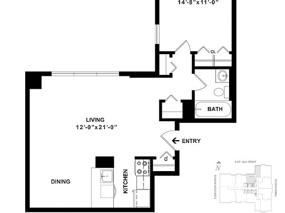 2nd image of 155 E 31st St #W29f