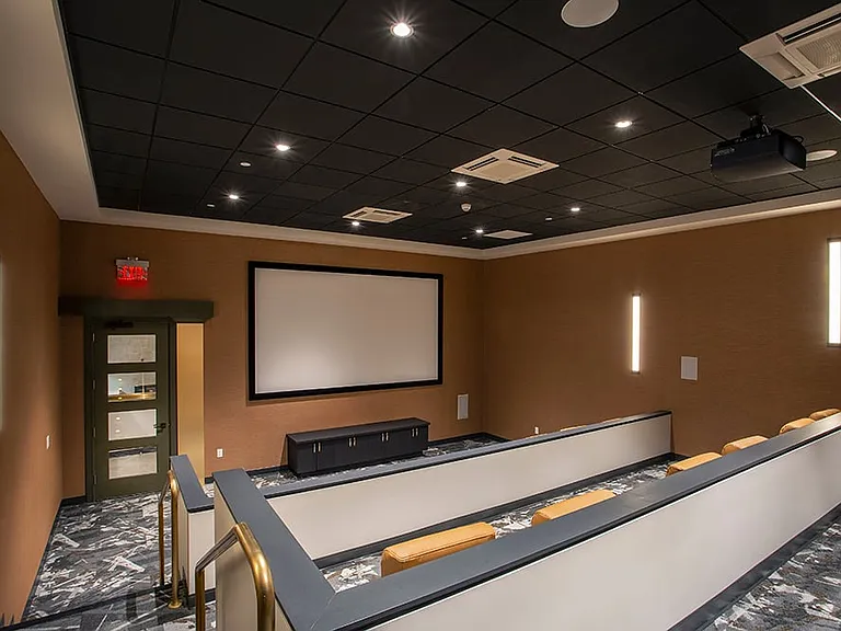 Wide Screen Projection with Surround Sound