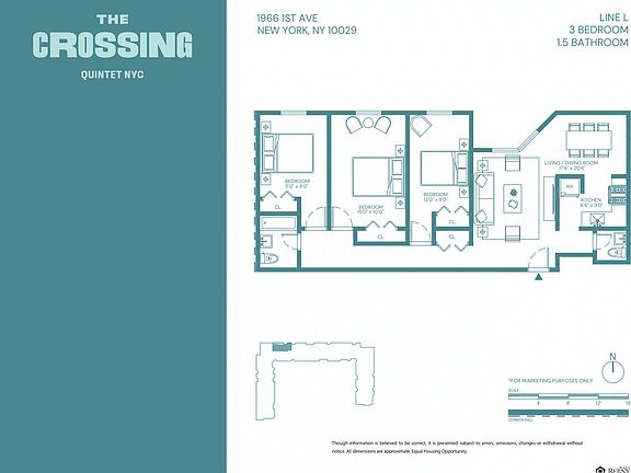 2nd image of 1966 1st Ave APT 3L