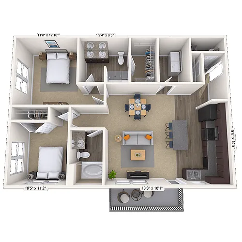 Floor plan Chicory