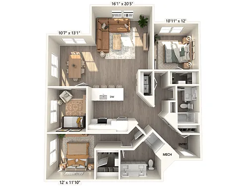 Floor plan B5D-Finish1-1477-1493