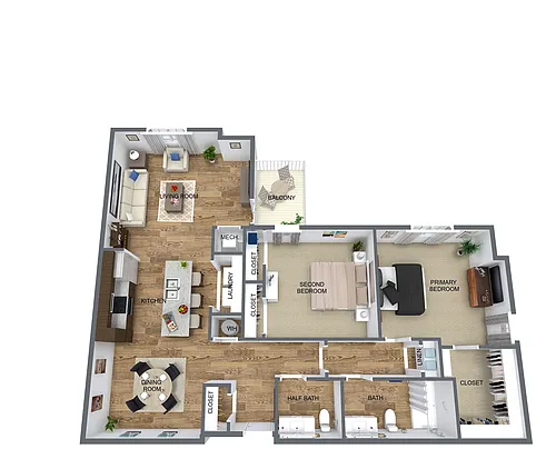 Floor plan Live Oak