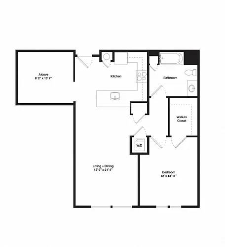 Floor plan 1J