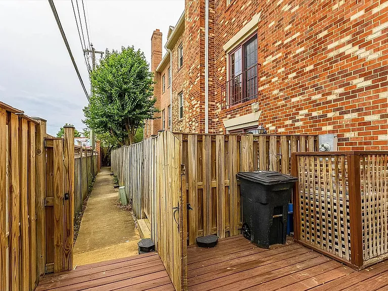 Patio and rear entry