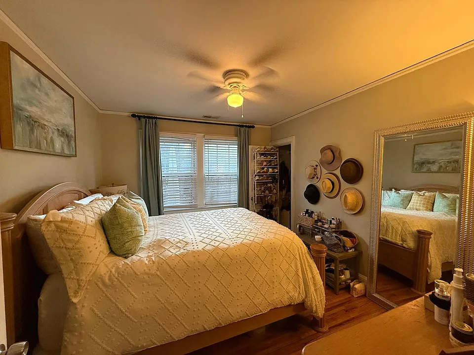 Main bedroom with ample closet storage
