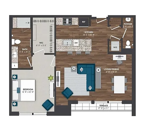 Floor plan TH1