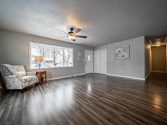 Hallway to 3 of 4 Bedrooms