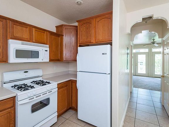 Kitchen and hall to living room
