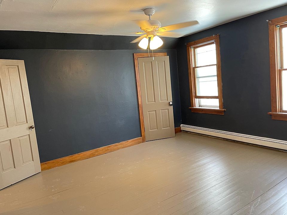 Freshly painted bedroom