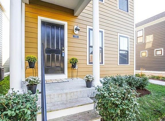 Welcoming front porch