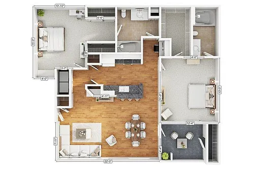 Floor plan 2C2