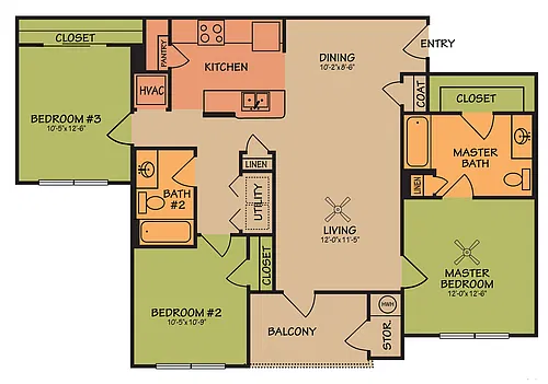 Floor plan C1