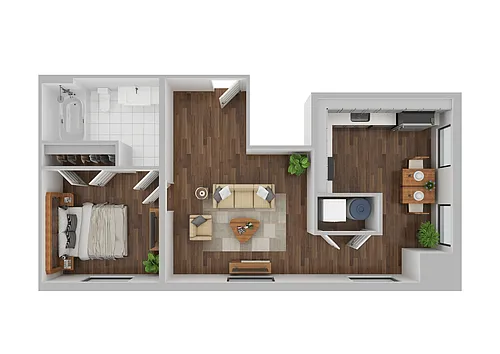 Floor plan The Mercer