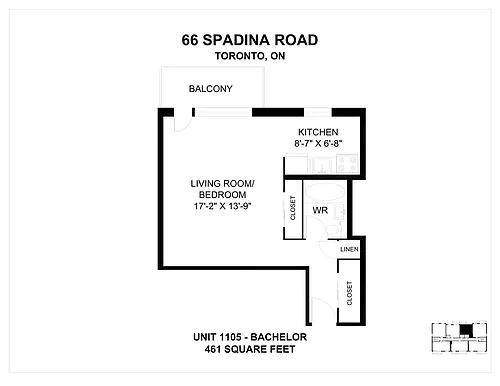 Floor plan Studio