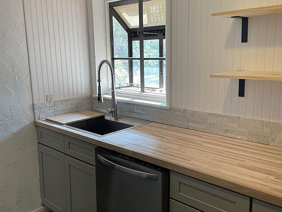 New stainless dishwasher.