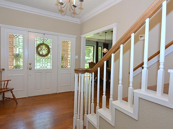 Handscraped Hickory hardwood floors throughout house
