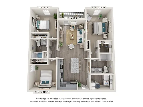 Floor plan C1